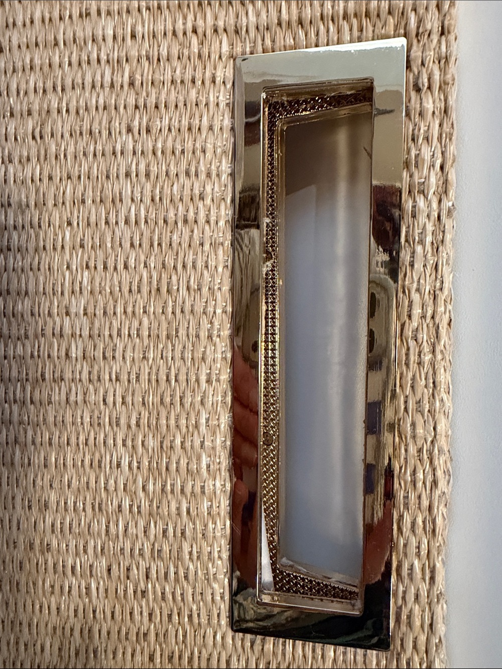 Lisi lerch Woven Straw Clutch with Gold Bee Accent - Picture 4 of 7